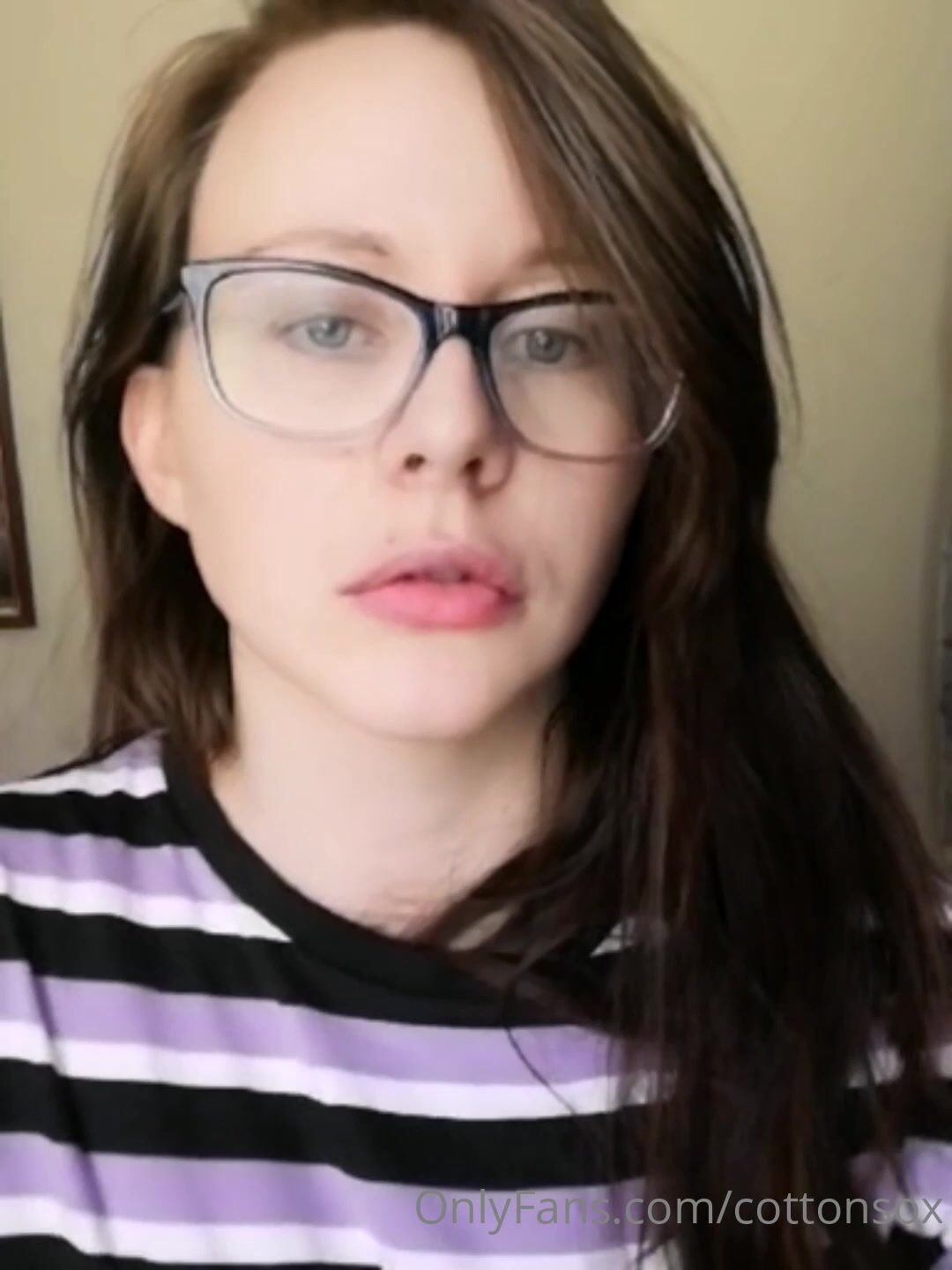 CottonSox Teasing With Tongue