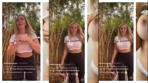 Under tröjan på Natalie Coppes