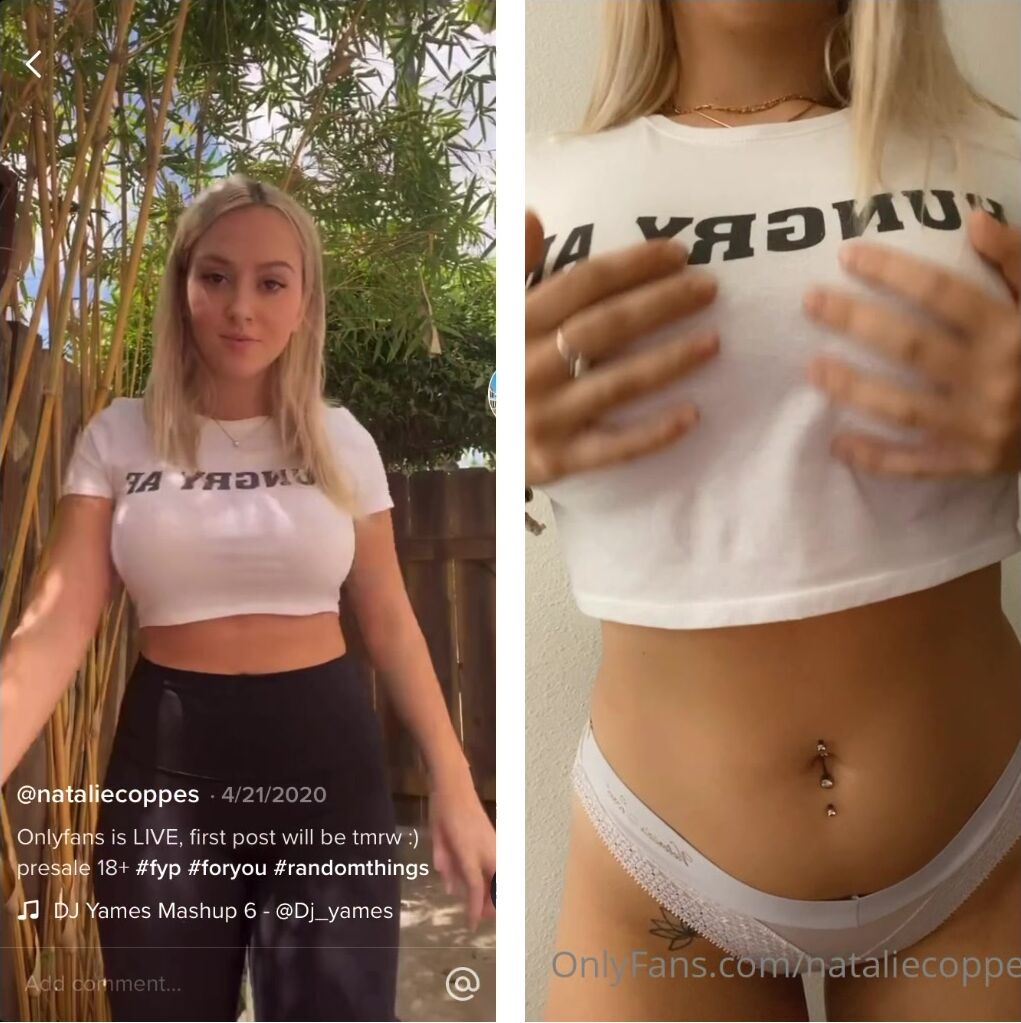 Under The Shirt Of Natalie Coppes