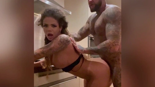 Hardcore Fuck In The Kitchen With BootyLatina