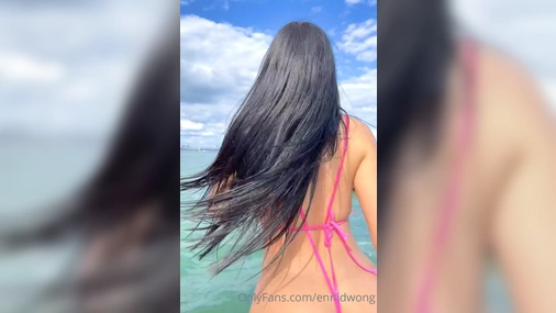 EnnidWong In Pink Bikini