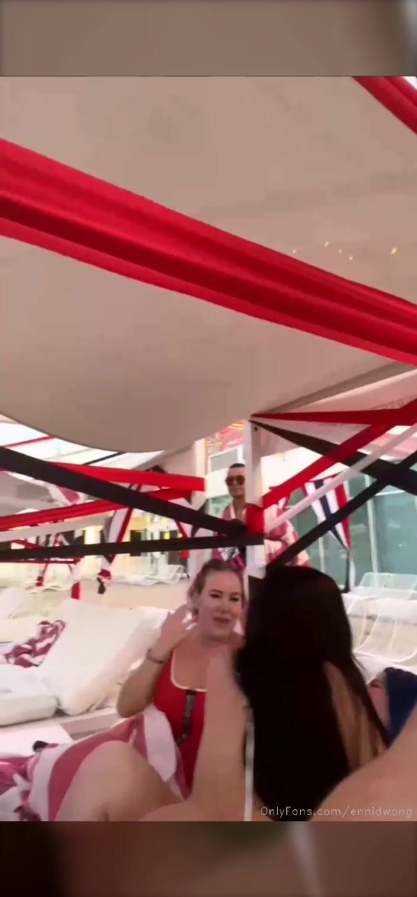 EnnidWong With Lesbian Friend In Public