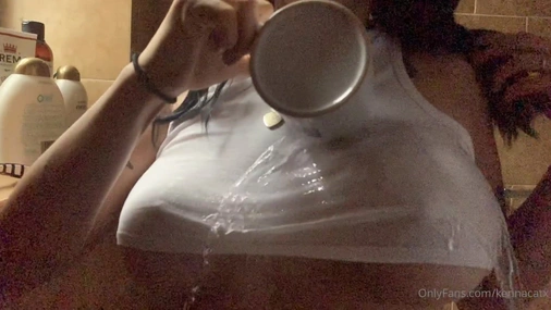 Kenna Vita In Wet Shirt