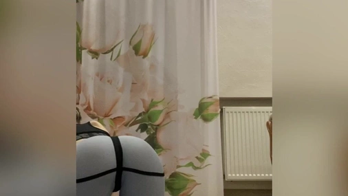 Kady Hoffman Topless Exercise