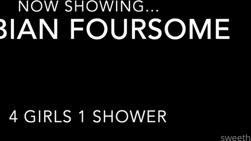 Savannah Parker Lesbian Foursome In The Shower