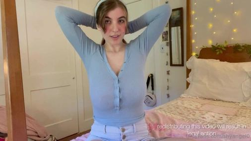 ShySlut0 Playing With Tits On Cam