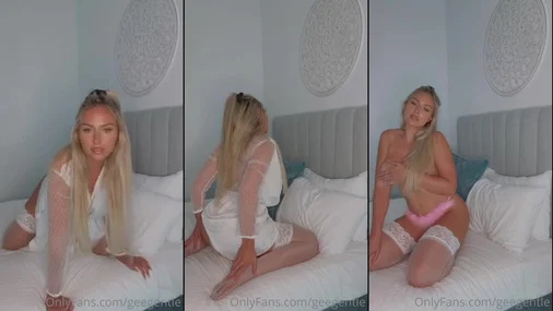 Georgina Gentle Strippen im Bett