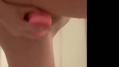 Miss Hannah Nicole Close Up Pussy Fuck With Pink Dildo