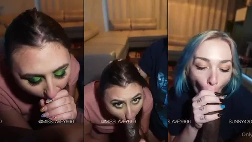 Claire Lavey teilt seinen großen Schwanz mit Sunny420princess POV