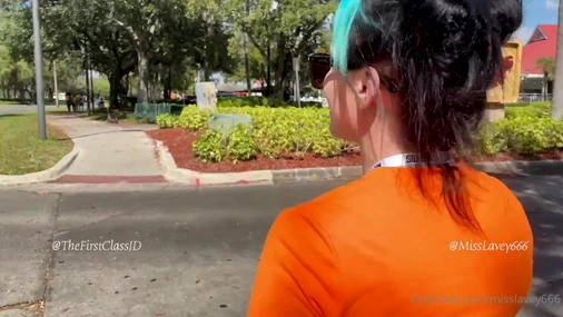 Claire Lavey Gets Horny On The Road Trip