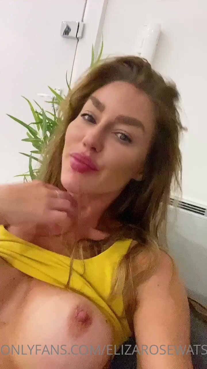 Eliza Rose Watson Teasing Topless On Cam