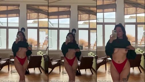 Lauren Kim Ripley Flashes Tits