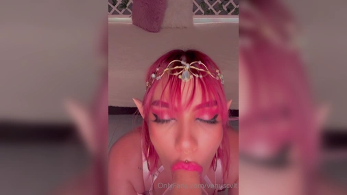 Venuscvlt Dildo Blowjob In Costume