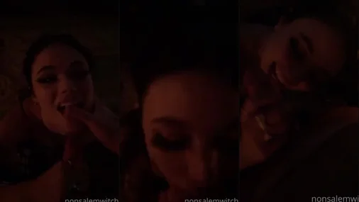 Claire Estabrook Blowjob spät in der Nacht POV