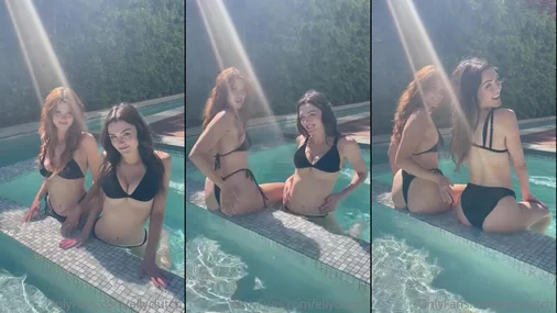 Elly Clutch Im Freibad
