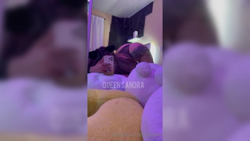 Queen Sandra Mirror Play And Tits Close Up