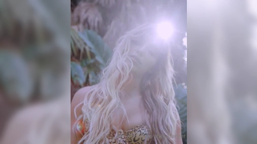 Blonde And Fit Abella Danger Slow Motion Teasing In The Garden
