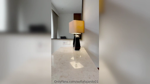Sofia Fajardo Masturbates With Sex Toy In Fishnet And High Hells
