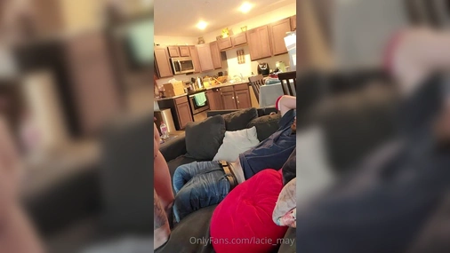 Lacie May Blowjob In The Living Room
