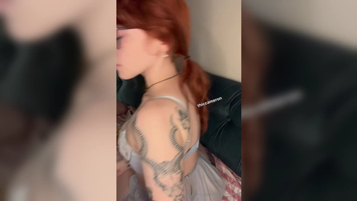 Thiccameron Inserts Anal Plug In Mirror Play