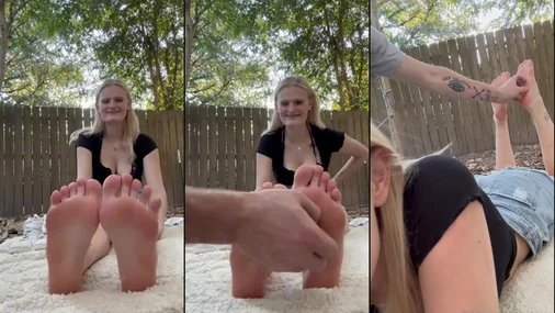 Tickling The Feet Of KikiRedMoon