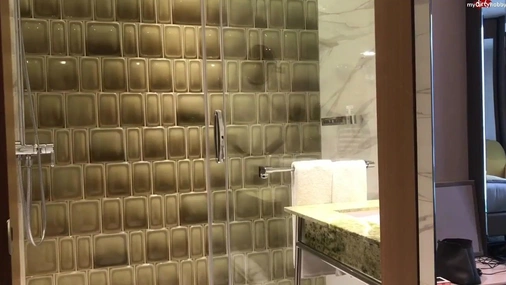 Model Diana Dildo Play In The Shower