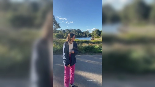 Mayajadex Flashing Small Tits in Public