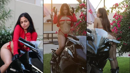 Biker-Babe Ash4Reals