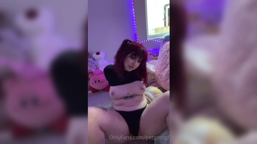 Redhead Petgothgf Amateur Teasing