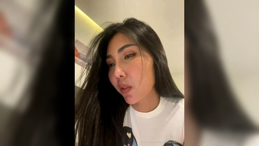 Pim Pattama In Transparent Dress
