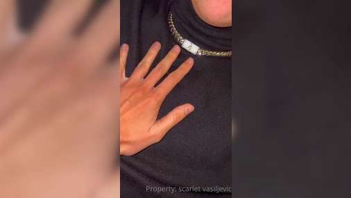 Scarlet Silva Giving Handjob Close Up with Cumshot