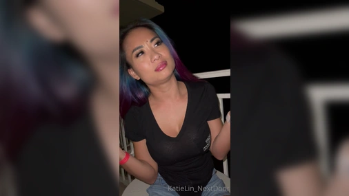 KatieLin Nextdoor Flashing Tits In Public