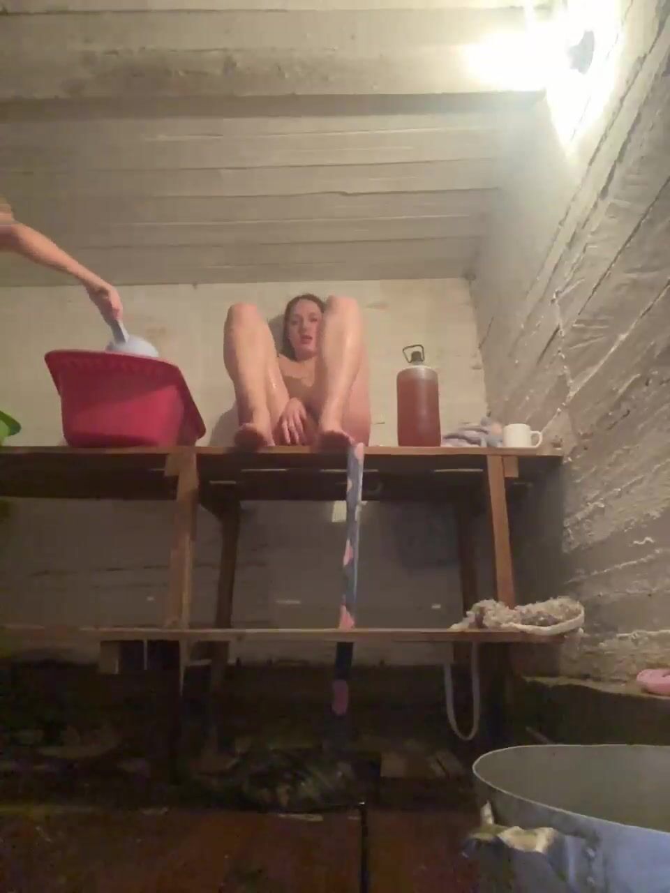 Russian Babes Gets Naked in Sauna on Periscope