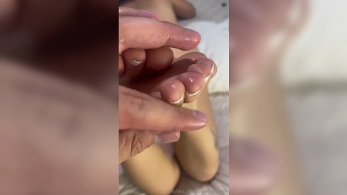 Playing With Sexy Feet Of Purple Girl Mon POV