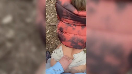 Tiffanynhoe Risky Outdoor Blowjob With Cumshot POV