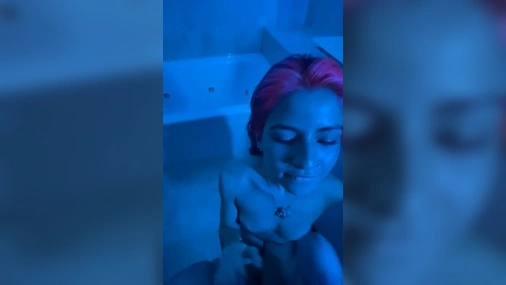Shark Bae POV Handjob with Cum on Small Tits