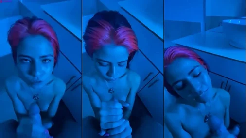 Shark Bae POV Handjob with Cum on Small Tits