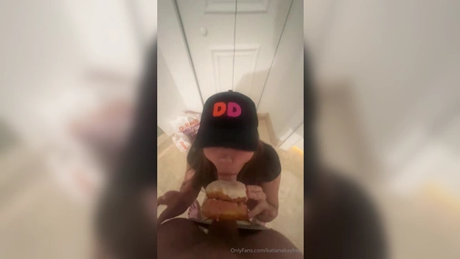 Katiana Kay Dunkin Donuts Blowjob Tape