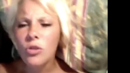 Blonde Swedish Milf big tits cumshot