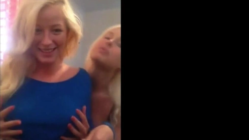 Swedish blonde flash tits