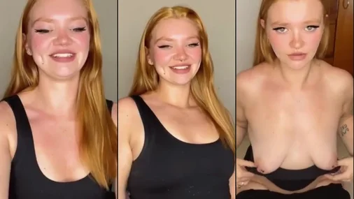 Öffentlicher Cumshot für eine rothaarige Amateur-Schönheit an der Bar!