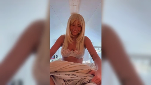 Swedish girl gives blowjob