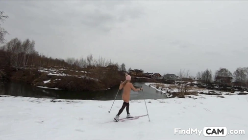 Nude Skiing Solo Female With Tattoos