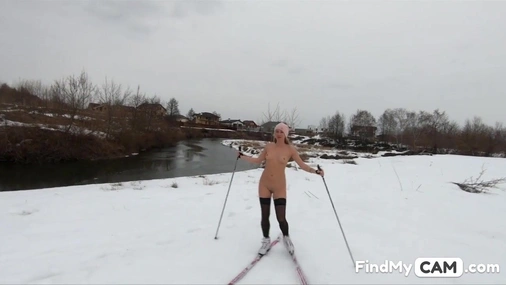 Nude Skiing Solo Female With Tattoos