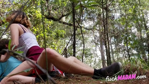 Public Quickie With a Tattooed Latina Babe in the Park