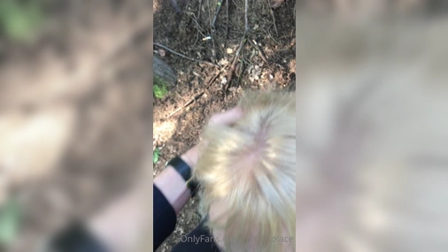 swedish Sweetsindyxx got caught in the forest sucking dick