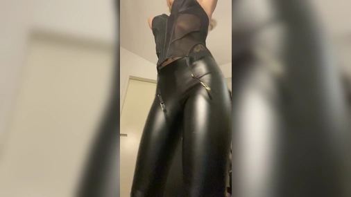 onlyfans swedishbabe teasing in latex