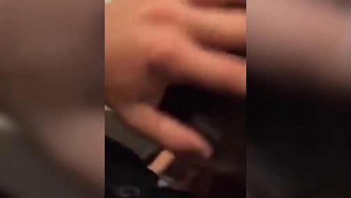 Swedish brunette bathroom blowjob