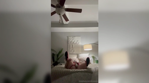 Brialora Solo Masturbation with Vibrator