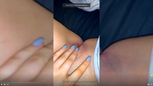 swedish onlyfans girl tindra imhauser fingering herself